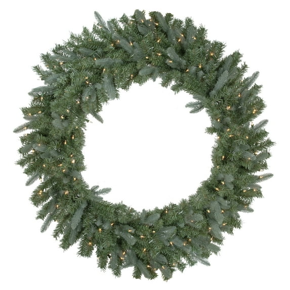 Northlight Real Touch™ Pre-Lit Granville Fraser Fir Artificial Christmas Wreath - 48" - Clear Lights