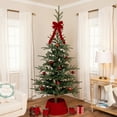thumbnail image 1 of Northlight Real Touch™️ Slim Nordmann Fir Layered Artificial Christmas Tree - 6.5' - Unlit, 1 of 6