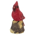 thumbnail image 1 of Northlight Red Cardinal Bird on a Tree Stump Christmas Figurine - 4.5", 1 of 5