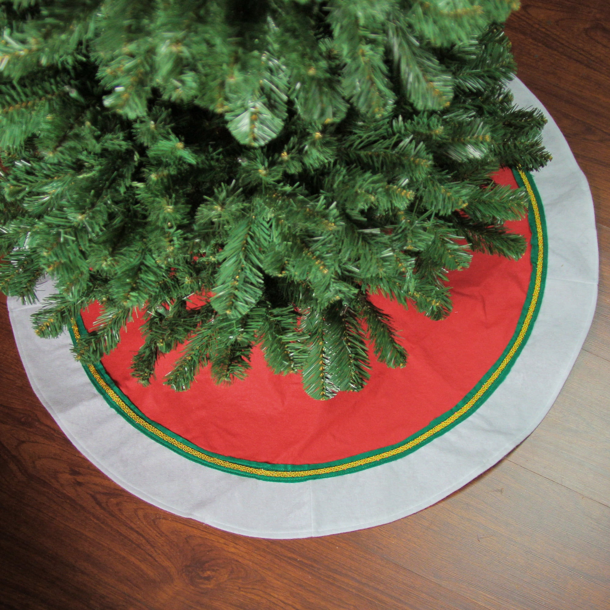 Northlight Red Felt Christmas Tree Skirts, 36"