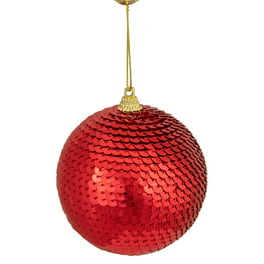 Lee Display's Brand New Shiny Red Plastic Ball Ornaments Shatterproof 260mm