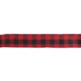 thumbnail image 1 of Northlight Red and Black Buffalo Plaid Christmas Wired Craft Ribbon 2.5" x 16 Yards, 1 of 3