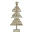 thumbnail image 1 of Northlight Rustic Wooden Christmas Tree with Star Decoration - 25.5", 1 of 6