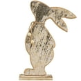 thumbnail image 1 of Northlight Rustic Wooden Rabbit Silhouette Easter Decoration - 12", 1 of 7