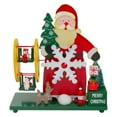 thumbnail image 1 of Northlight Santa Claus Wonderland Christmas Musical Decoration - 9.5" - Red and Green, 1 of 5