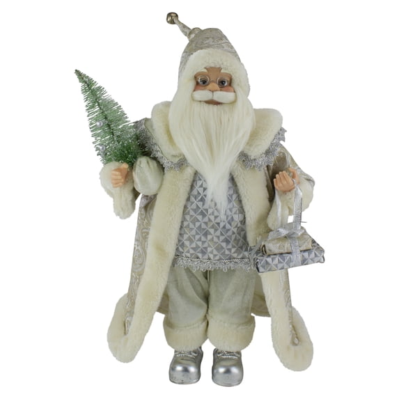 Northlight Santa Claus with Tree and Presents Christmas Figure - 12"