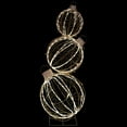 thumbnail image 1 of Northlight Open Design Stacked Christmas Ornaments Outdoor Decoration - 51" - Gold - Warm White, 1 of 6