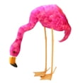 thumbnail image 1 of Northlight Seasonal Standing Feathered Flamingo with Head Down Decoration, 1 of 2