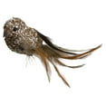 thumbnail image 1 of Northlight Sequin Left-Facing Bird Clip-on Christmas Ornament - 5.5" - Champagne Gold, 1 of 4