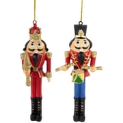Northlight Set of 2 Nutcracker King and Soldier Christmas Ornaments 5.75"