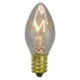 thumbnail image 1 of Northlight C7 Transparent Christmas Replacement Bulbs - Clear - 4ct, 1 of 3