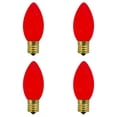 thumbnail image 1 of Northlight C9 Opaque Christmas Replacement Bulbs - Red - 4ct, 1 of 9