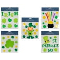 thumbnail image 1 of Northlight Set of 5 Double Sided St. Patrick's Day Gel Window Clings, 1 of 8