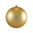 thumbnail image 1 of Shatterproof Matte Vegas Gold Christmas Ball Ornament 10" (250mm), 1 of 1