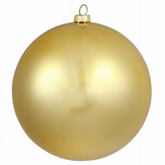 Shatterproof Matte Vegas Gold Commercial Christmas Ball Ornament 6" (150mm)