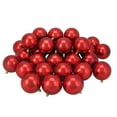 thumbnail image 1 of Northlight Shatterproof Shiny Christmas Ball Ornaments - Hot Red - 3.25" (80mm) - 32ct, 1 of 3