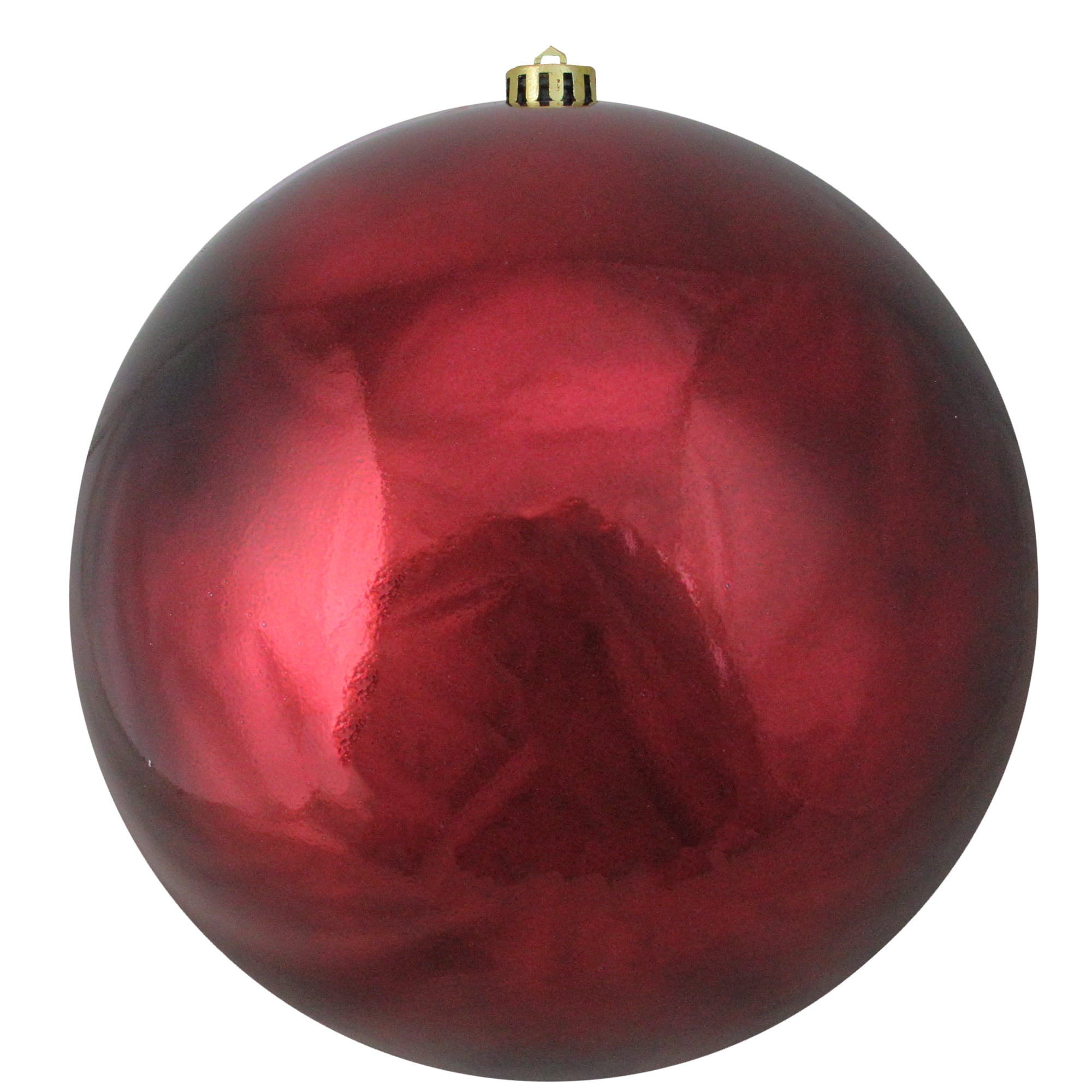 Alert Red Shatterproof Christmas Long Drop Ornament 12.5 inch (320mm)