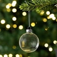 thumbnail image 1 of Northlight Shiny Glass Ball Christmas Ornaments - 2.5" (65mm) - Clear - 9ct, 1 of 6