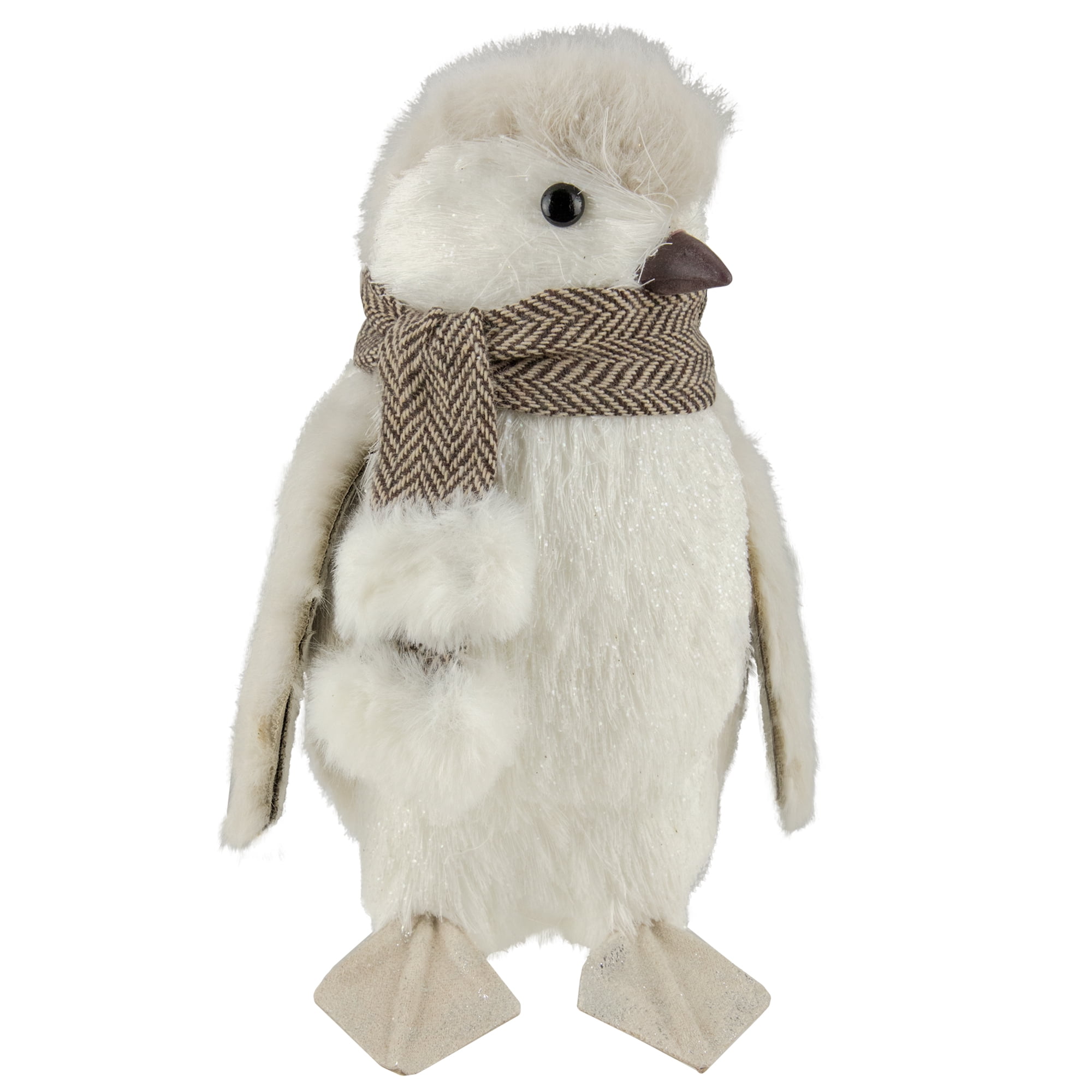 Northlight Sisal Penguin with Scarf Christmas Figure - 8"