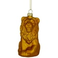 thumbnail image 1 of Northlight Sitting Lion Glass Christmas Ornament - 2.5" - Gold, 1 of 5