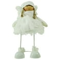 thumbnail image 1 of Northlight Snowy Plush Angel Bobble Girl Christmas Figure - 24", 1 of 4