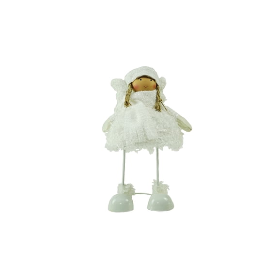 Northlight Snowy Plush Angel Bobble Girl Christmas Figure - 24"