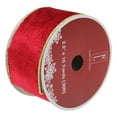 thumbnail image 1 of Northlight Solid Bright Red Wired Christmas Craft Ribbon 2.5" x 10 Yards, 1 of 2