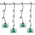 thumbnail image 1 of Northlight Spider Halloween Icicle Lights - Green - 3' Black Wire - 35ct, 1 of 3