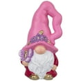 thumbnail image 1 of Northlight Spring Gnome Figurine and Butterfly - 7"- Pink and Fuchsia, 1 of 5
