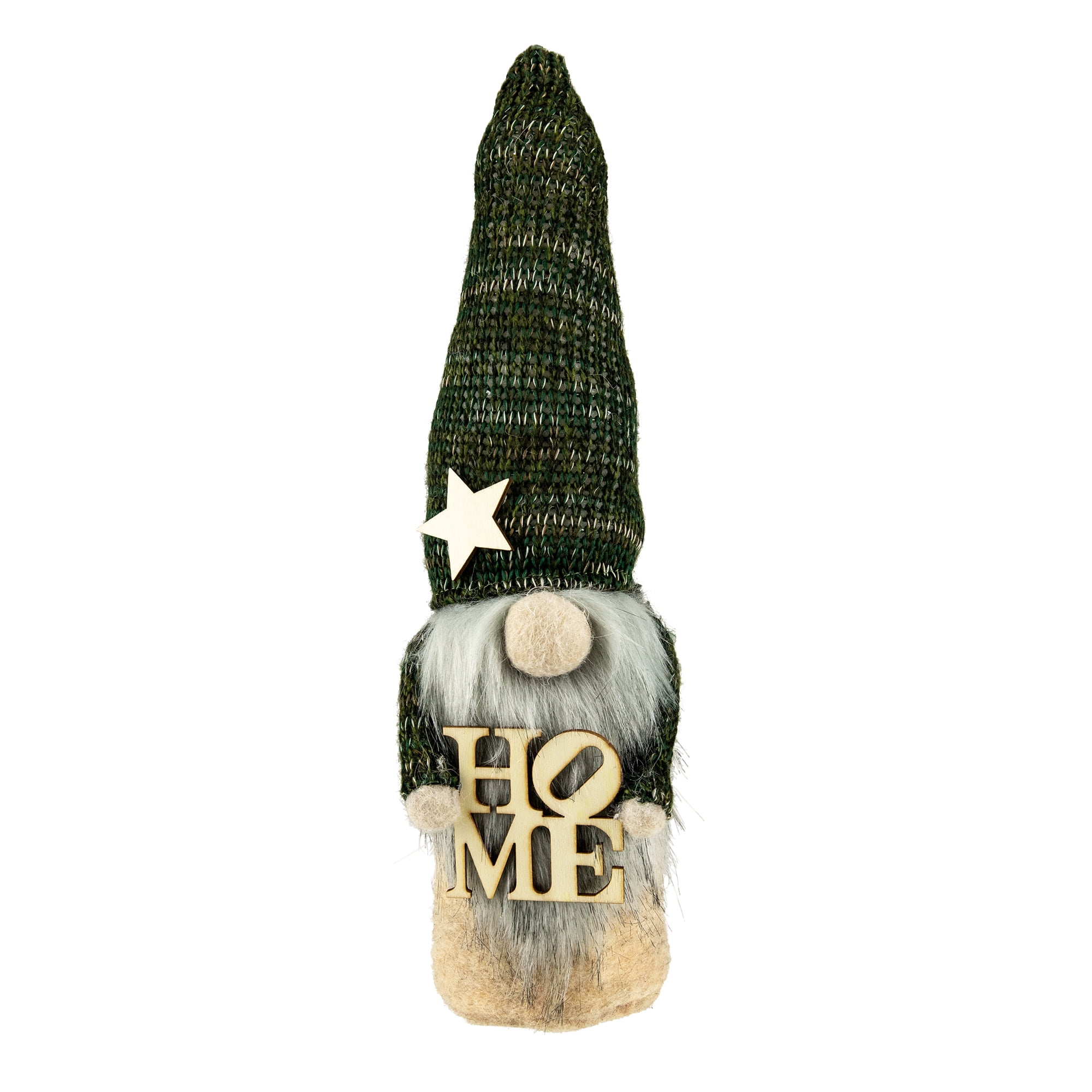 Northlight Standing "Home" Gnome Christmas Figure - 14" - Green