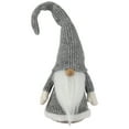 thumbnail image 1 of Northlight Standing Knitted Gnome Christmas Figure - 14" - Gray and White, 1 of 5