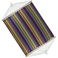 thumbnail image 1 of Northlight Striped Woven Two Person Double Hammock - 77" x 59" - Red and Green, 1 of 8