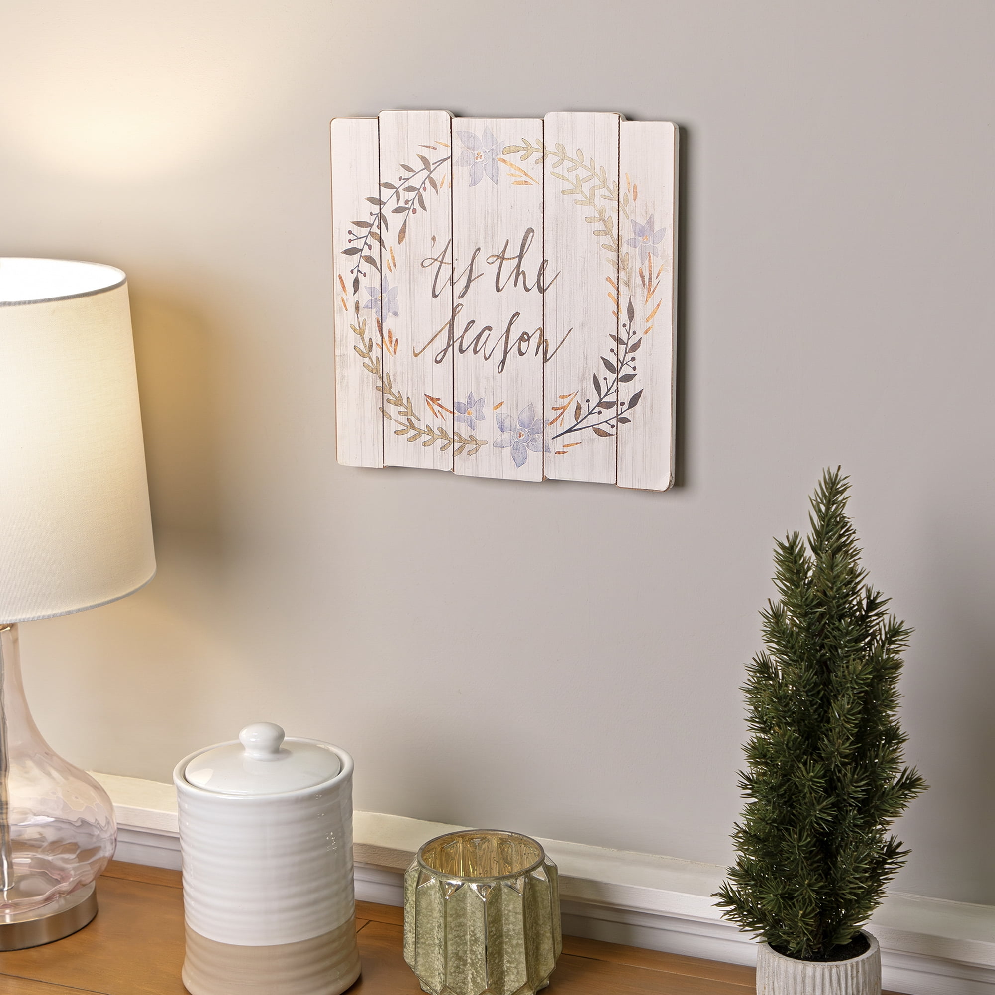 Northlight Tis the Season Christmas Wall Decoration - 12"