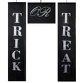 thumbnail image 1 of Northlight Trick or Treat Outdoor Halloween Banners - 19.25" - Black and White - Set of 3, 1 of 5