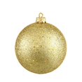 thumbnail image 1 of Vegas Gold Holographic Glitter Shatterproof Christmas Ball Ornament 8" (200mm), 1 of 2