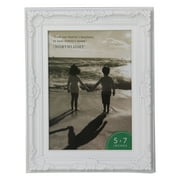 Northlight Victorian Acanthus Picture Frame - for 5" x 7" Photo - 8.5" - White