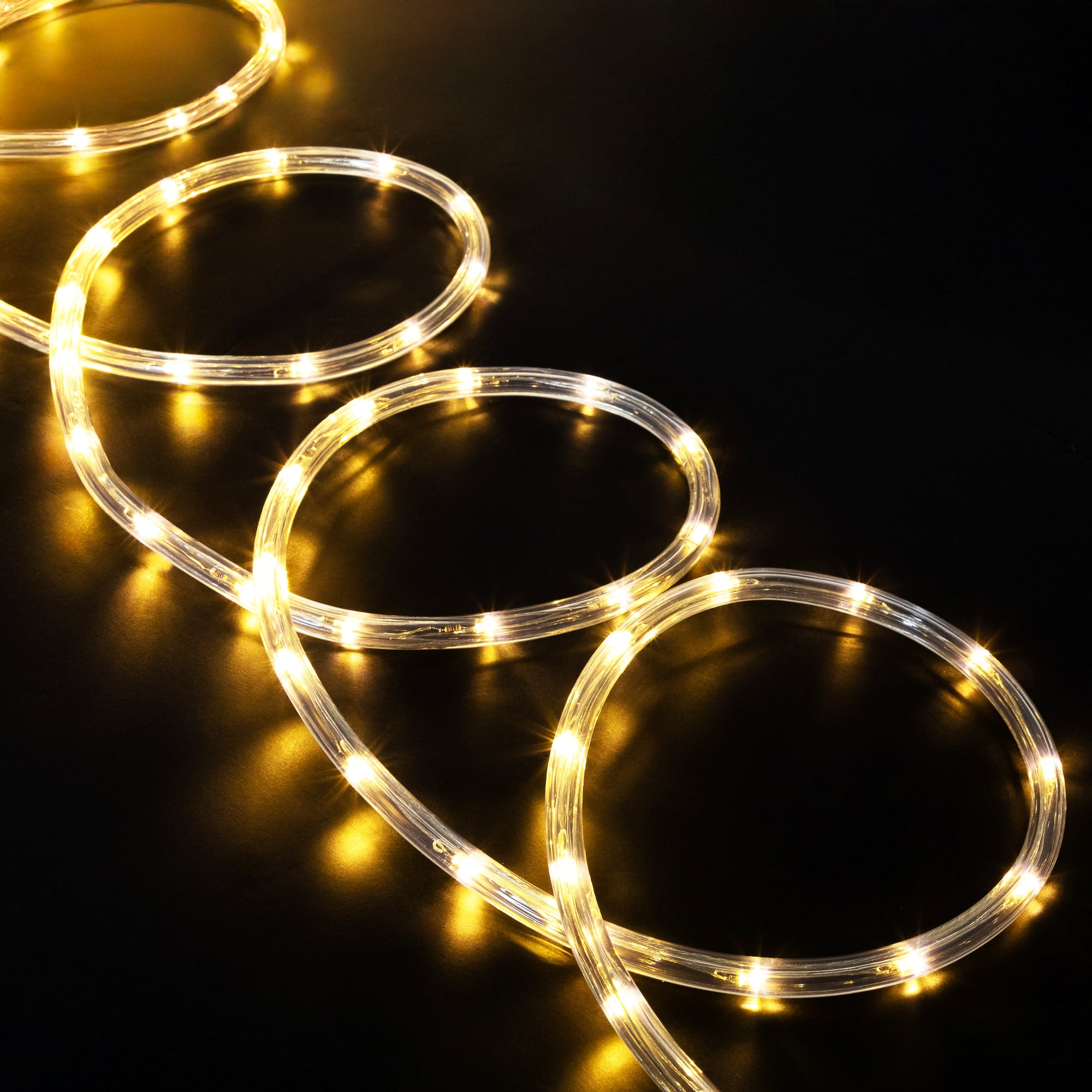 Warm White 18ft LED Outdoor Flexible Rope Light Set