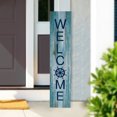 thumbnail image 1 of Northlight Weathered Coastal "Welcome" Porch Board Sign Decoration - 35.75", 1 of 6