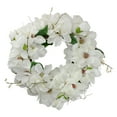 thumbnail image 1 of Northlight White Magnolias Spring Artificial Plant & Flower Wreath 24", 1 of 6