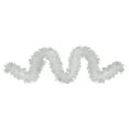 thumbnail image 1 of Northlight White Snowblush Wide Cut Tinsel Christmas Garland - 12' x 3" - Unlit, 1 of 1