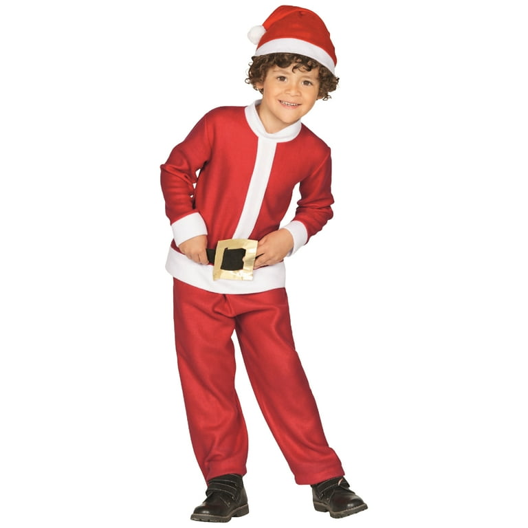 Santa Boy Costume Kids Red White Santa Boy Costume Kids Red White