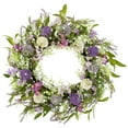 thumbnail image 1 of Northlight Lavender and Allium Spring Wreath - 28" - Purple, 1 of 6