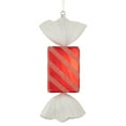 thumbnail image 1 of Northlight Wrapped Candy with Striped Glitter Shatterproof Commercial Christmas Ornament - 18", 1 of 6