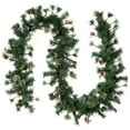 thumbnail image 1 of Northlight Yorkville Pine, Twig and Pinecone Artificial Christmas Garland - 9' x 12" - Unlit, 1 of 8