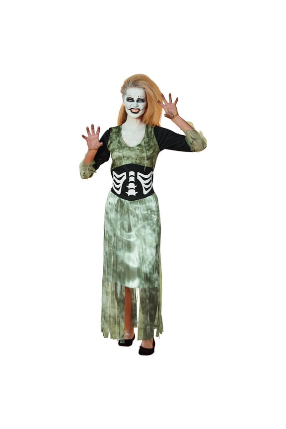 Zombie Bride Adult Women's Dress Halloween Costume - Small