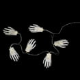 thumbnail image 1 of Northlight Zombie Hands Halloween Light Set - Clear Lights - 6ct, 1 of 3