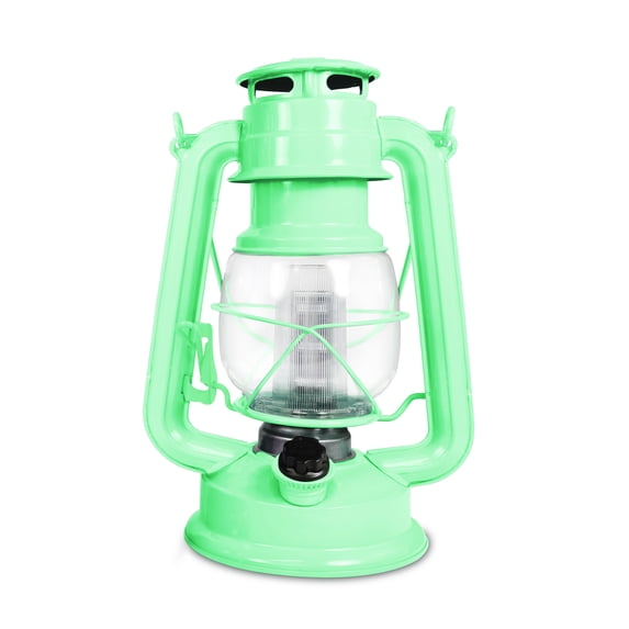 Northpoint LED Lantern, 12-LED 150-Lumen Lantern, Sea Mist Indoor Outdoor Lantern, Home Decor Vintage Lantern, Battery Operated Hanging or Tabletop Hurricane Lantern