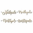 thumbnail image 1 of Northpole Sign Unfinished Wood Cutout Home Decor DIY Option 2- 48" Wide / 1/2", 1 of 3