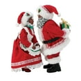 thumbnail image 1 of Department 56 Possible Dreams Santa Mrs Claus Northpole Sweethearts African American Christmas Multicolor Figurine 10in H, 1 of 4
