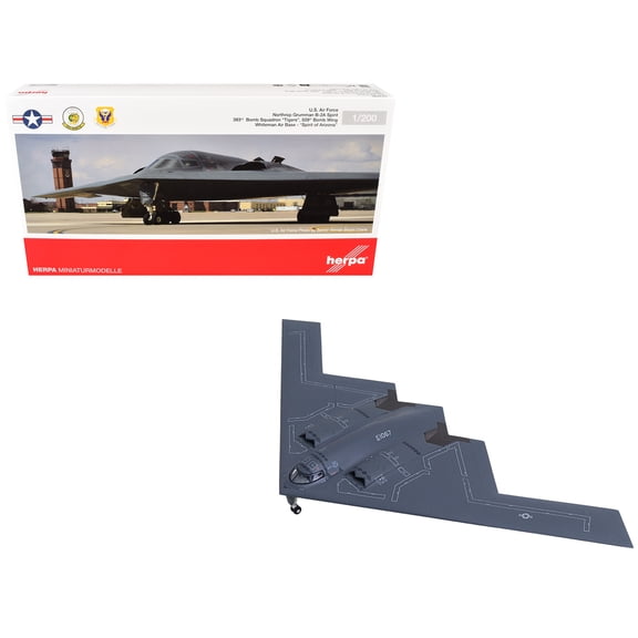 Northrop Grumman B-2A Spirit Stealth Bomber Aircraft of Arizona 393rd Bomb Squadron 'Tigers' 509th Wing Whiteman Air Force Base" United States 1/200 Diecast Model by Herpa